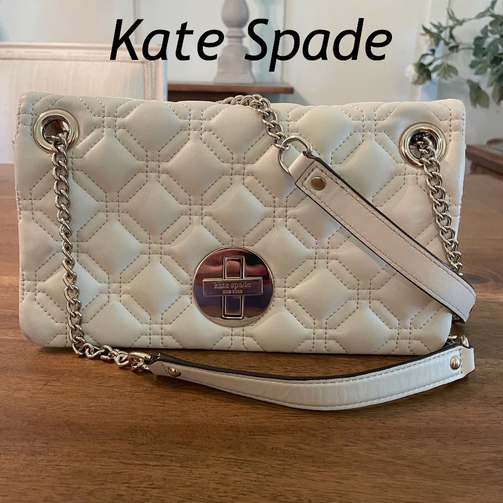 DISCOUNTED GORGEOUS Kate Spade Ivory Crossbody handbag